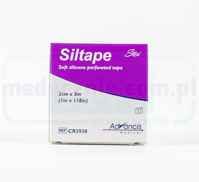 Siltape 2cm* 3m – adhezyjny opatrunek z miękkiego silikonu...