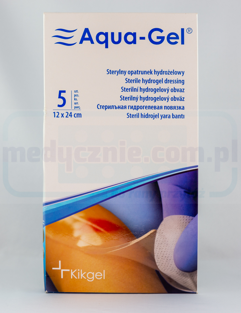 Aqua-Gel 24*12cm opatrunek hydrożelowy 1szt