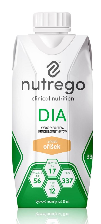 Nutrego DIA 330 ml dieta dla pacjentów z cukrzycą Orzechowy