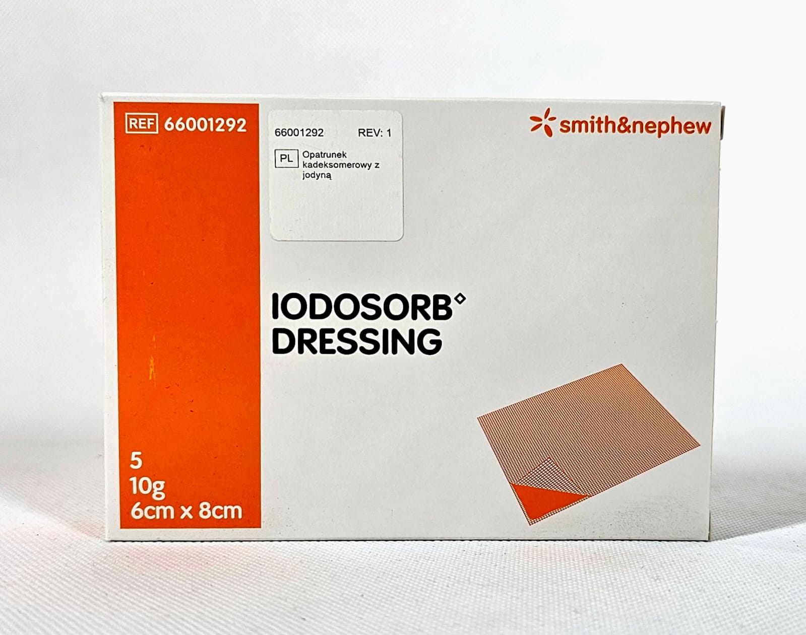 Iodosorb Dressing 10g 6* 8cm 1szt opatrunek z jodyną