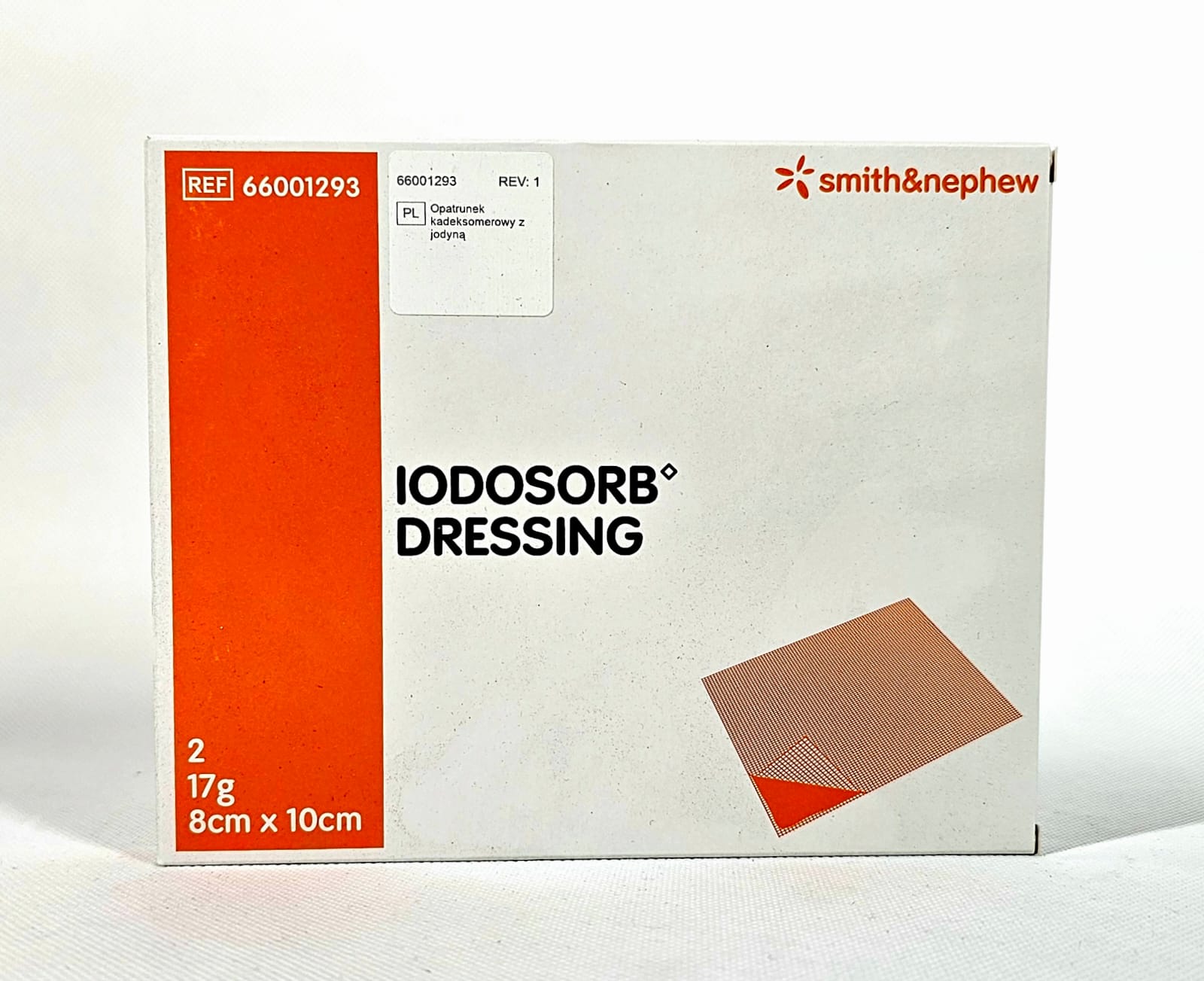 Iodosorb Dressing 17g 8* 10cm 1szt opatrunek z jodyną