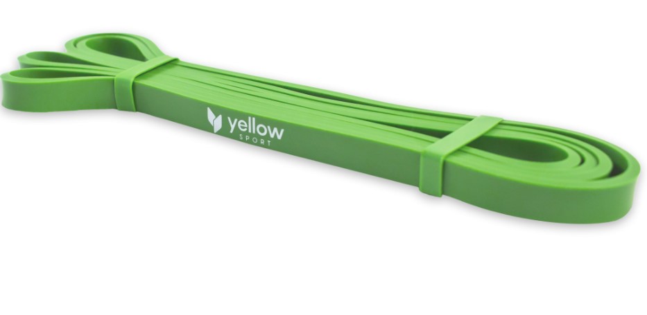 Guma do ćwiczeń yellowPOWER Band zielona opór 6 -11 kg