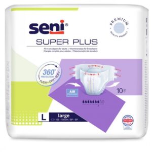 Pieluchomajtki Super Seni Plus dla dorosłych LARGE 10szt