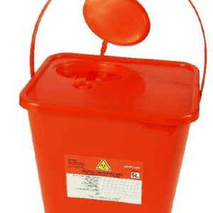 Pojemnik na odpady medyczne 10L żółty 1szt