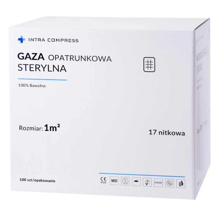 Gaza jałowa 17N - 1m2 100szt.