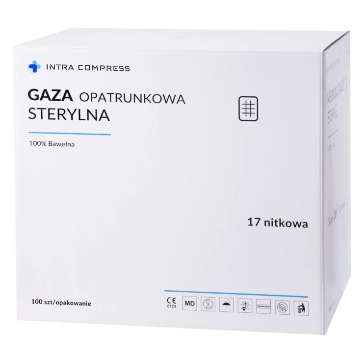 Gaza jałowa 17N 1/2m2 100szt