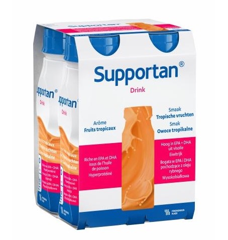 Fresenius Supportan DRINK 4x200ml owoce tropikalne