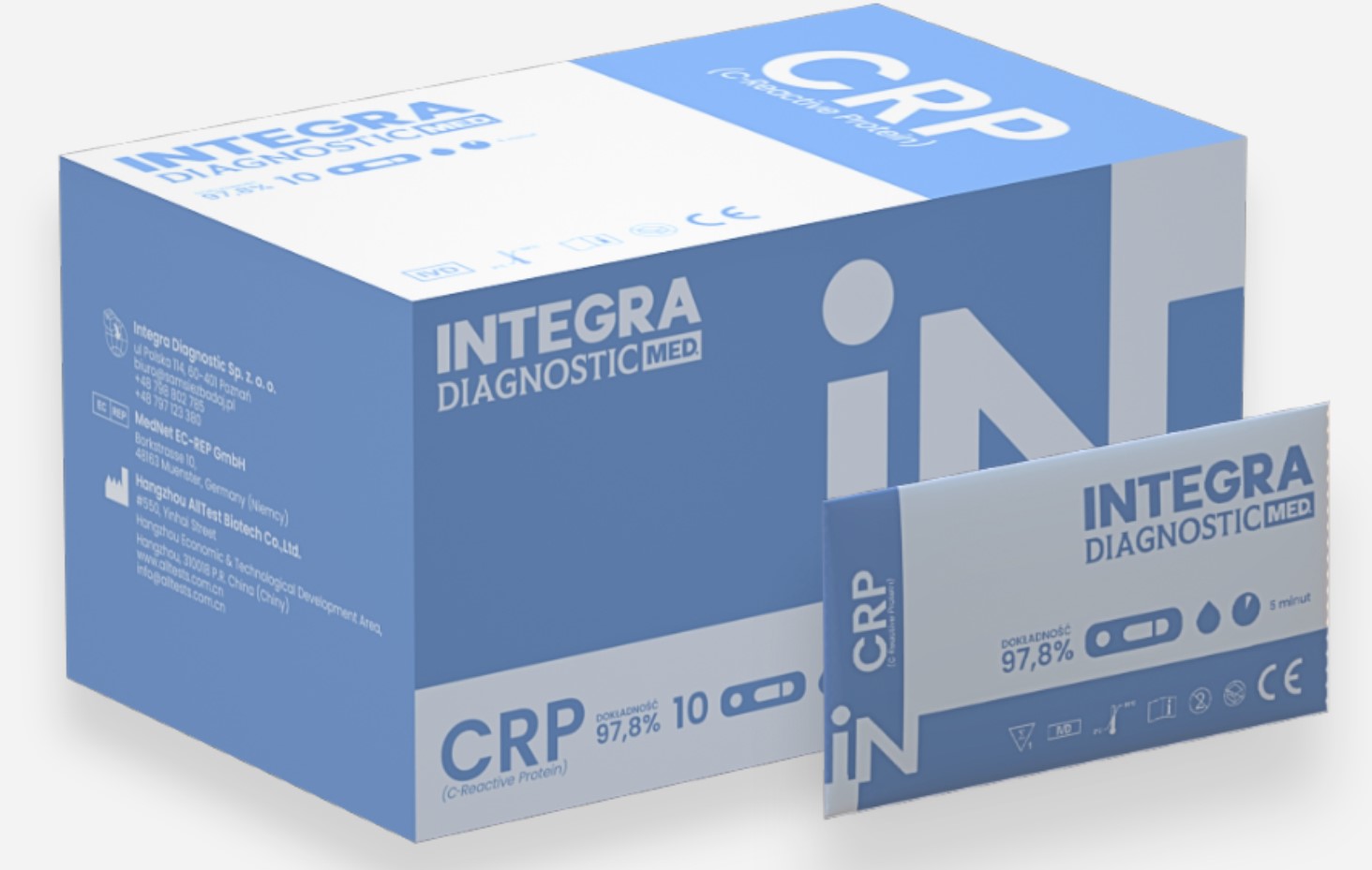 Test CRP półilościowy 10szt