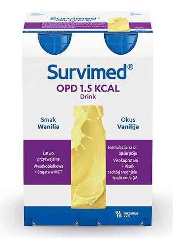 Fresenius Survimed OPD 1.5 KCAL Drink 4x125ml waniliowy
