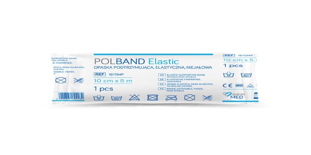 Opaska elastyczna 5 m*10cm 1szt POLband Elastic