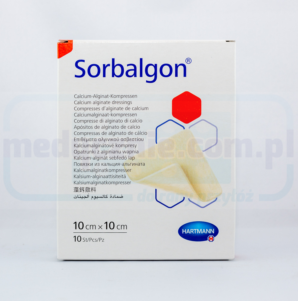 Sorbalgon Classic 10*10cm opatrunek alginowy 1szt