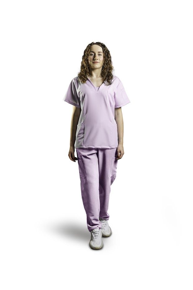 Komplet medyczny GAIA pudrowy róż L