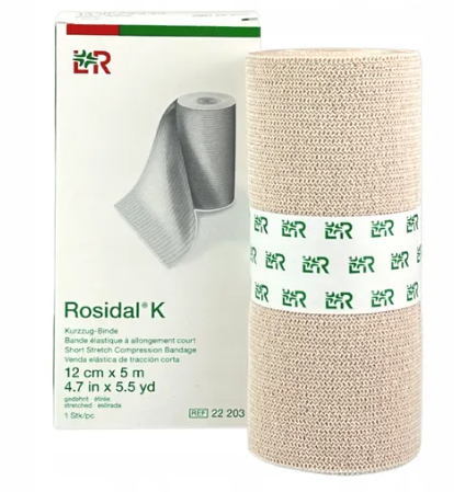 Rosidal K 12cm* 5m 1szt opaska elastyczna, uciskowa o krótkim naciągu