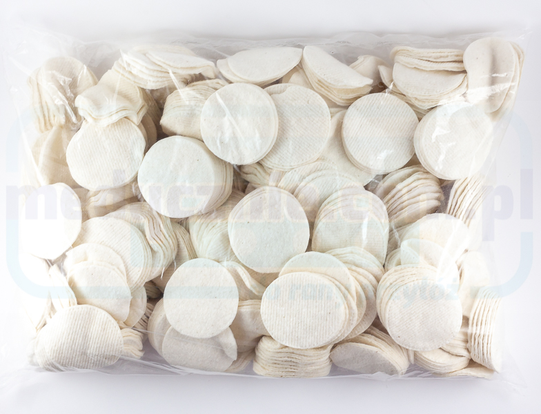 Płatki kosmetyczne białe - waciki bawełniane 500g/1130 szt