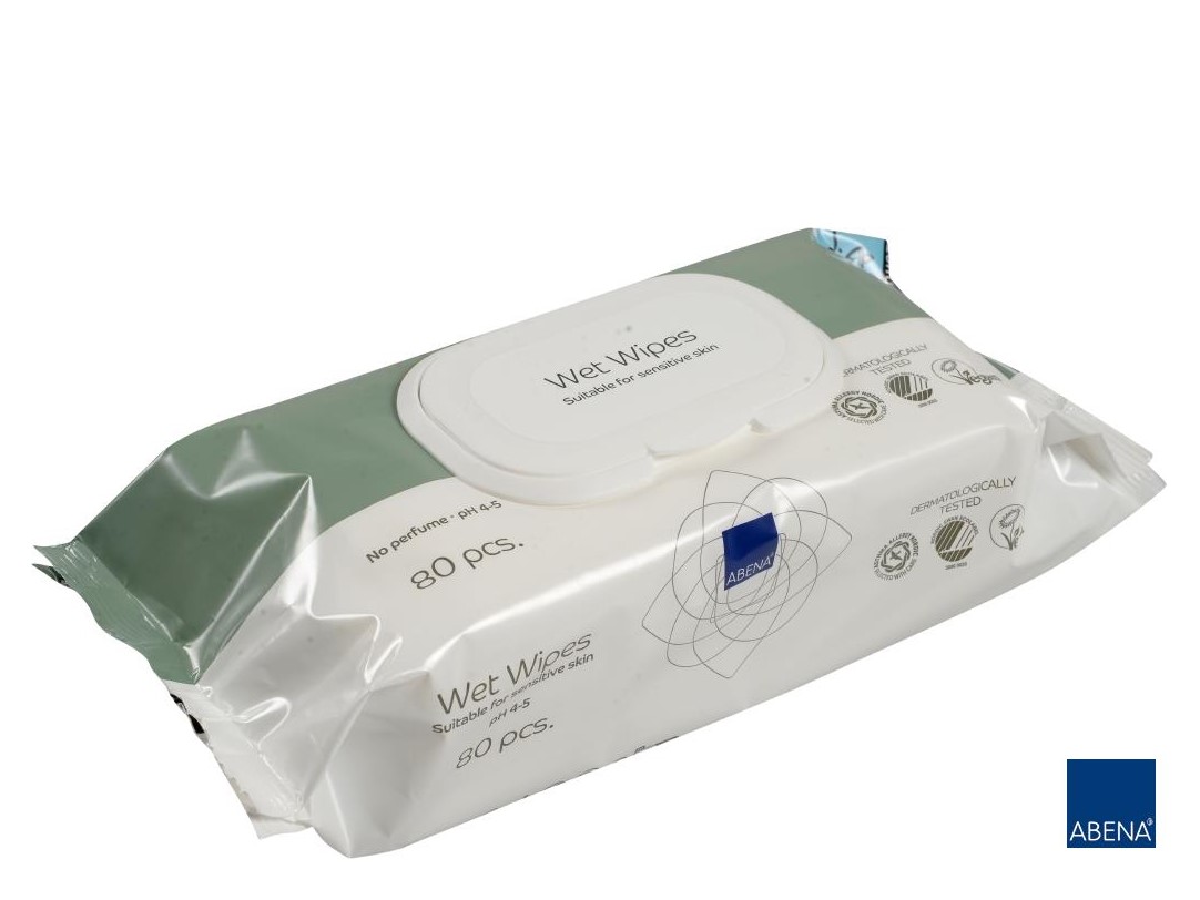 Chusteczki nawilżone bezzapachowe Wet Wipes a'80szt 18x20cm