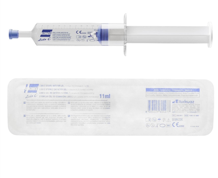 Żel do cewnikowania 11ml z lidokainą KONIX