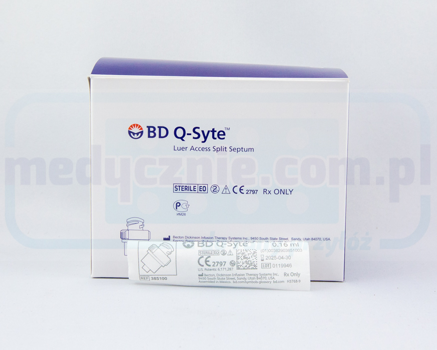 Bezigłowy port do iniekcji 1szt Q-Syte BD - obrazek 2