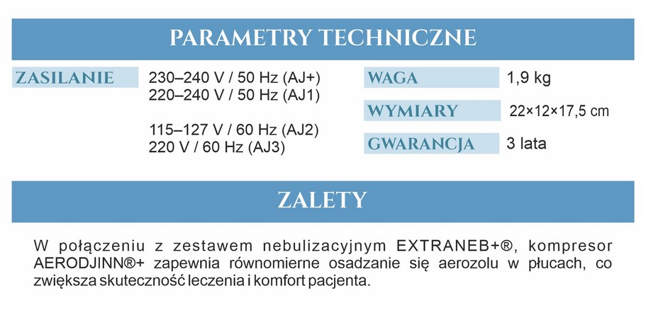 Nebulizator pneumatyczny AEROLIGHT - obrazek 3