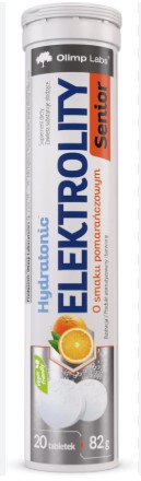 Olimp Hydratonic Elektrolity Senior 20 tabletek pomarańcza