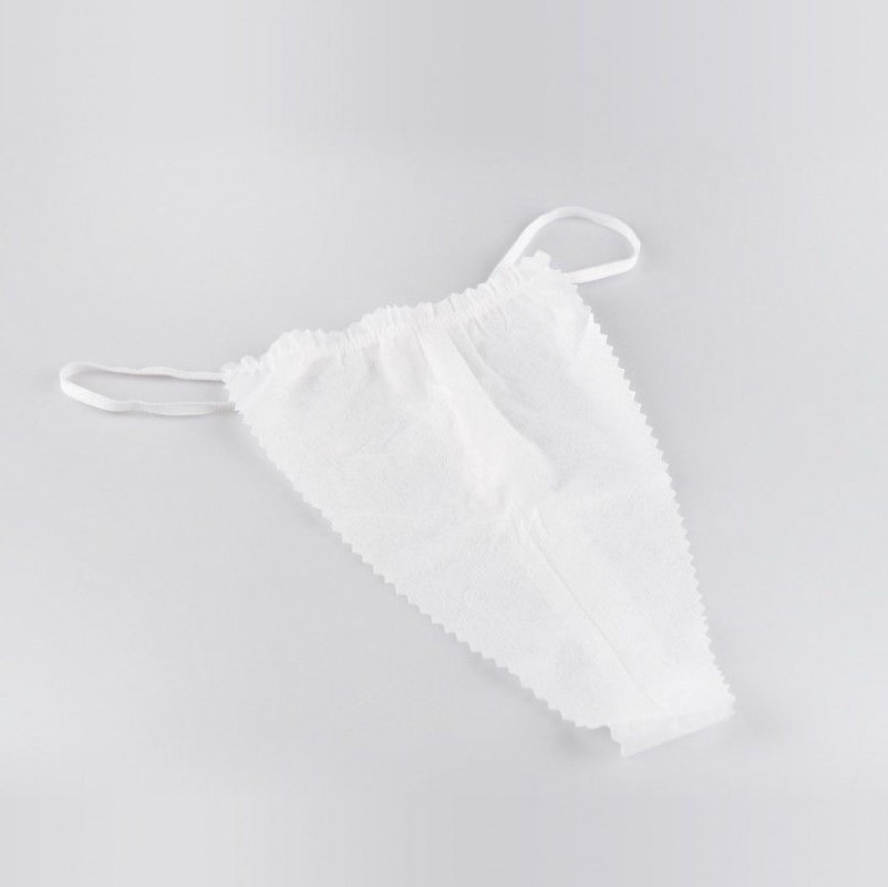 Stringi jednorazowe damskie białe rozmiar uniwersalny 100szt - obrazek 2