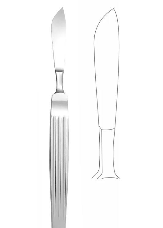 Skalpel chirurgiczny brzuszasty 50mm