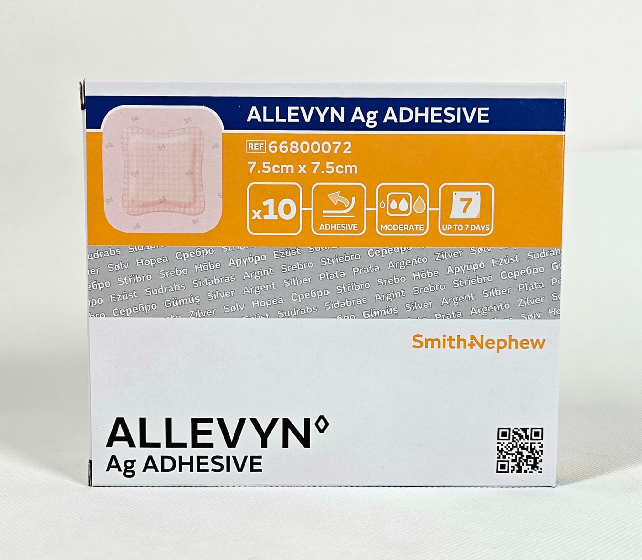 Allevyn Ag Adhesive 7,5* 7,5cm 1szt