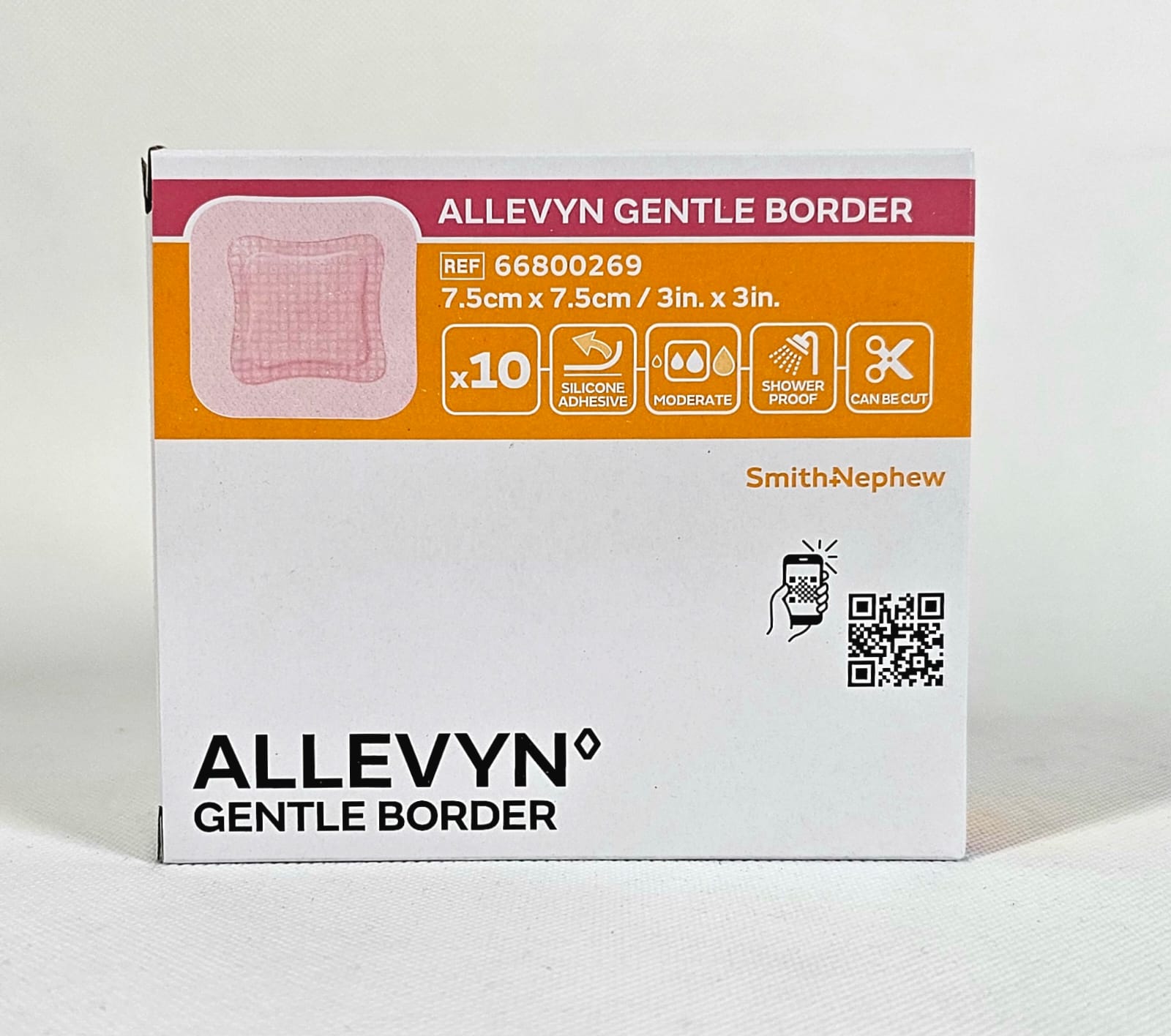 Allevyn Gentle Border 7,5* 7,5cm 1szt