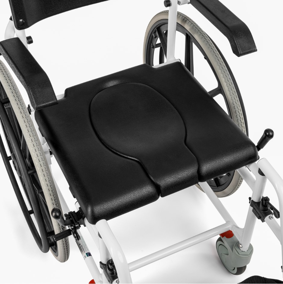 Wózek inwalidzki aluminiowy z funkcją toaletowo-prysznicową COMPLEX-TIM - obrazek 2