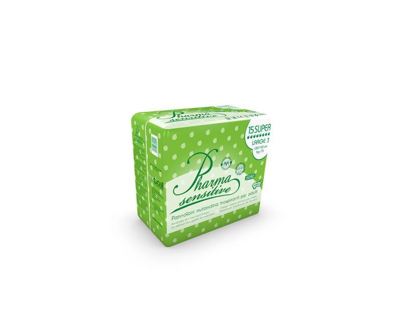 Pieluchomajtki PHARMA SENSITIVE Large Super 15szt - obrazek 2
