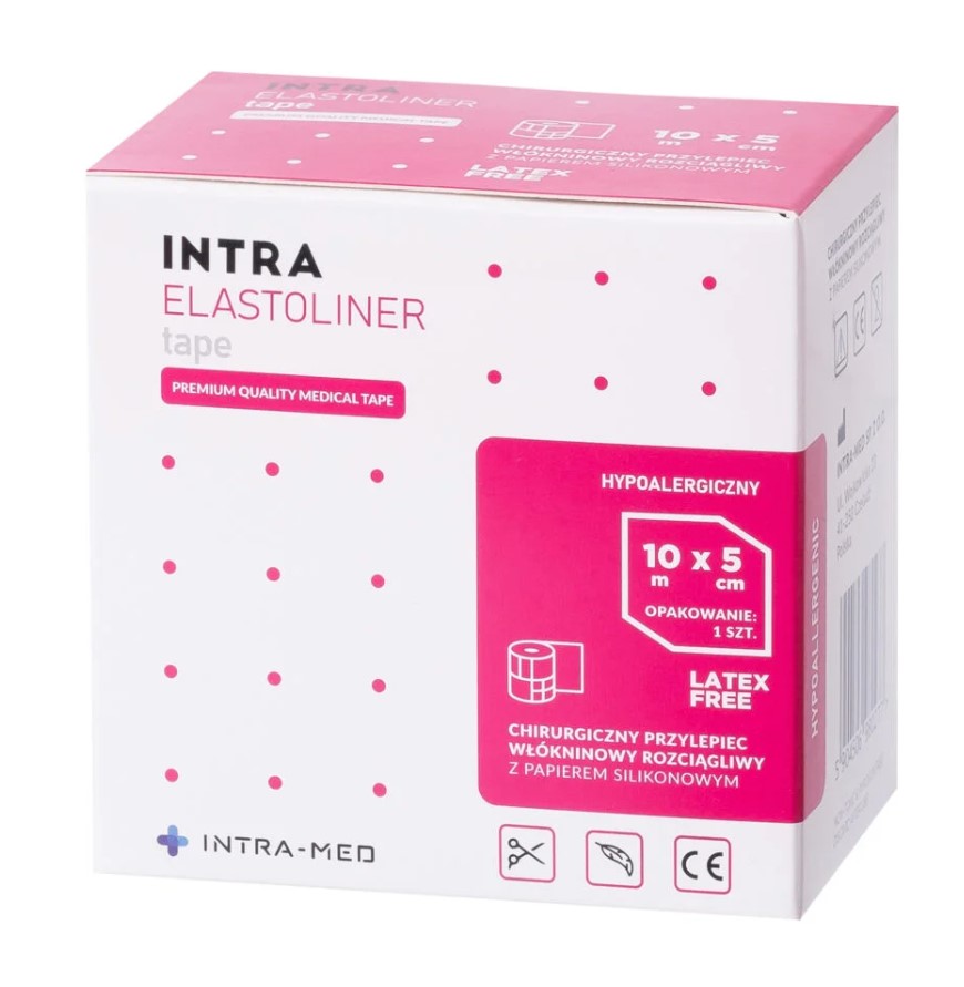 Taśma włókninowa Elastoliner 5cm* 10m 1szt samoprzylepna rolka