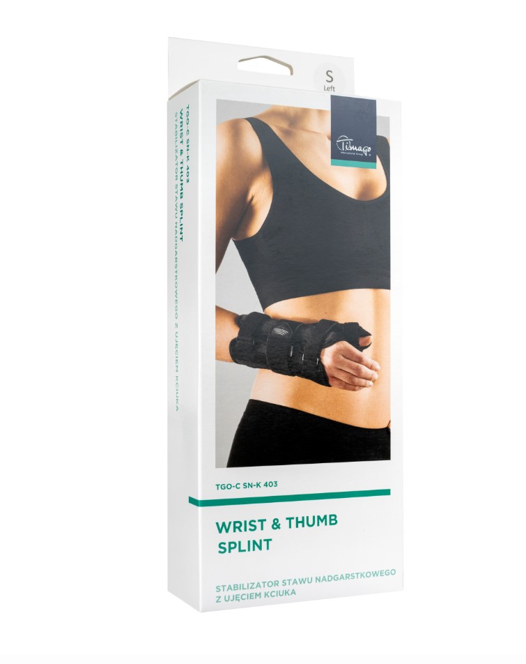 Stabilizator stawu nadgarstkowego M prawy z ujęciem kciuka TGO-C SN-K 403 - obrazek 2