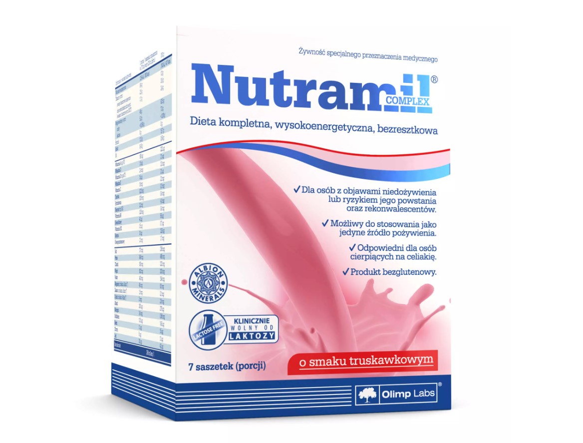 Olimp Nutramil complex 72g 1szt truskawka