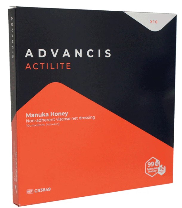 Actilite 10*10cm opatrunek siatkowy z miodem Manuka 1szt