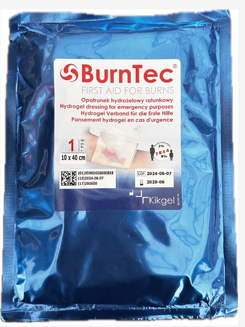 BurnTec 10x40cm opatrunek hydrożelowy 1szt