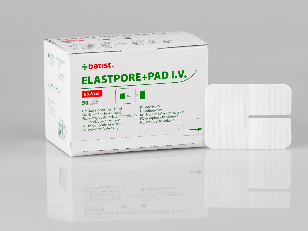 Plaster pod venflon ELASTOPORE+PAD IV 6*8cm 50szt