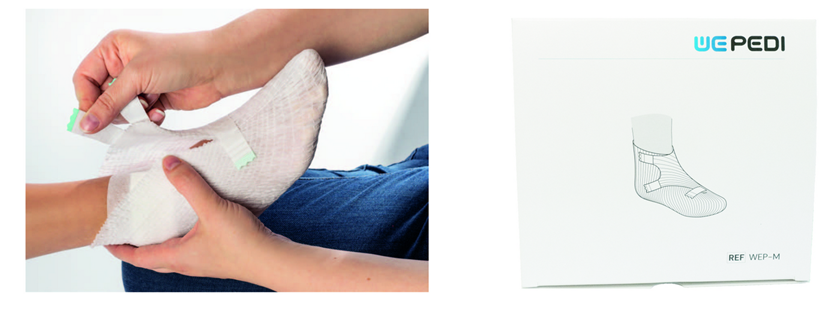 Bandaż mocujący na stopy WEPedi rozm. XL 10szt