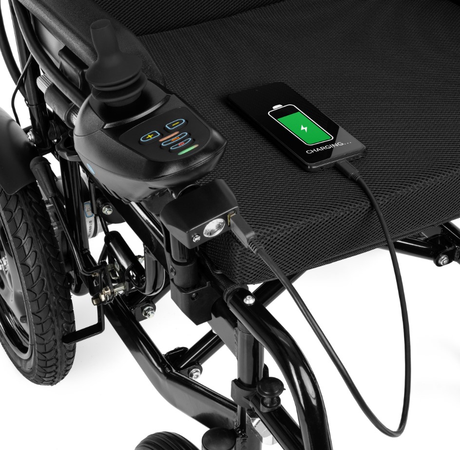 Wózek inwalidzki elektryczny POWER-TIM - obrazek 2