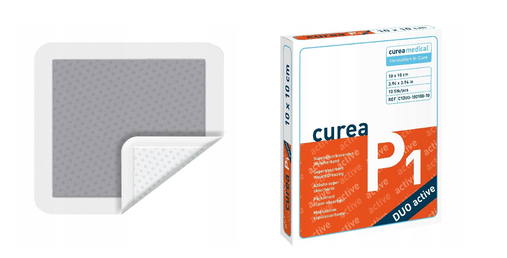 Curea P1 Duo Active 10x10cm 1szt