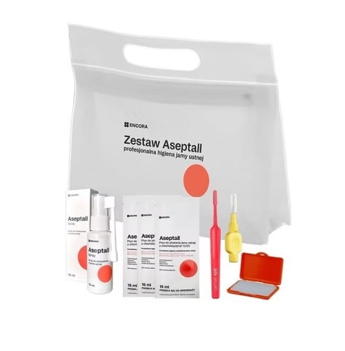 Aseptall zestaw ortodontyczny - pielęgnacja podczas leczenia ortodontycznego