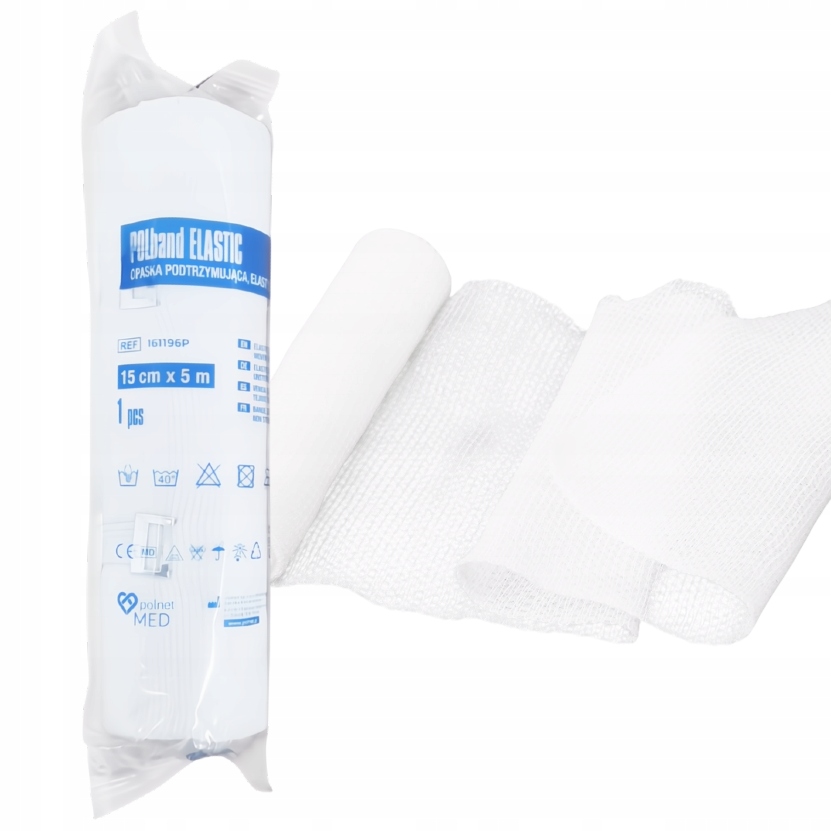 Opaska elastyczna 5 m*15cm 1szt POLband Elastic - obrazek 2
