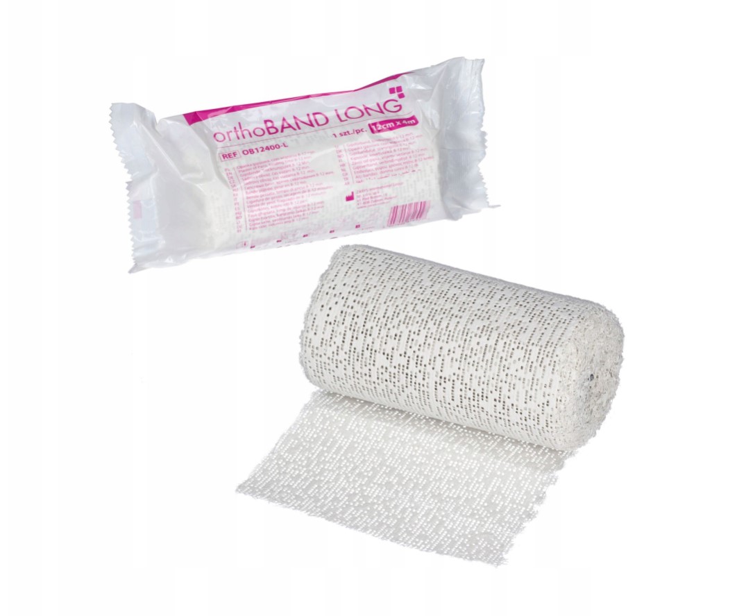 Opaska gipsowa 12cm x 4m 1szt orthoBAND LONG