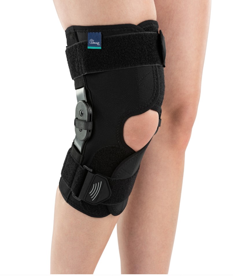 Stabilizator stawu kolanowego z szynami otwarty XXXL - model 504