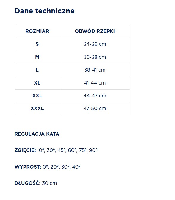 Stabilizator stawu kolanowego z szynami otwarty XXXL - model 504 - obrazek 2
