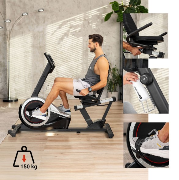 Rower leżący HS-060L Pulse - obrazek 3