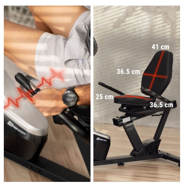 Rower leżący HS-060L Pulse - obrazek 5