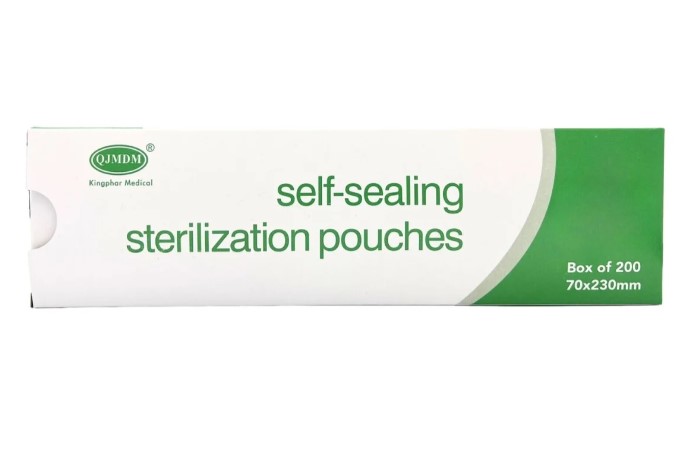 Torebki 70mm *230mm 200szt foliowo-papierowe do sterylizacji - obrazek 2