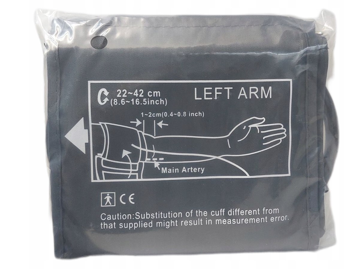 Mankiet 1 wąż dla dorosłych do ciśnieniomierza elektronicznego