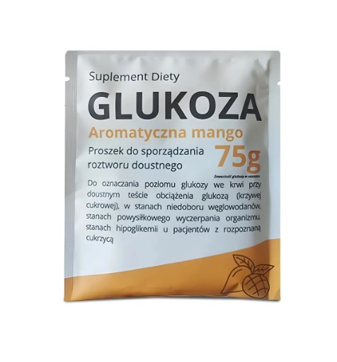 Glukoza w proszku 75g mango