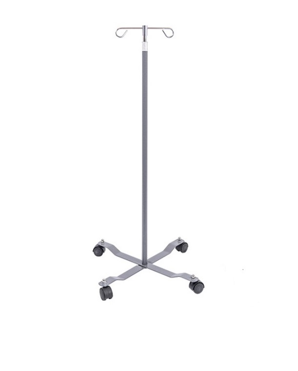 Stojak na kroplówki na kółkach, 2 zaczepy