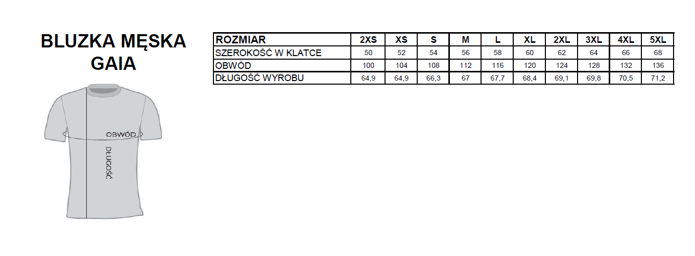 Komplet medyczny GAIA męski brąz M